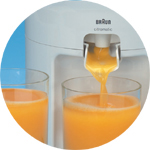 saftauslauf der MPZ22 von Braun