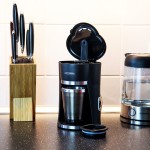 Arendo 1-Cup Schnellkoch-Kaffeemaschine To Go