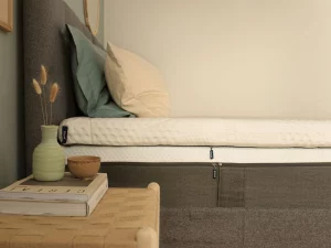 Matratzentopper auf einer Matratze