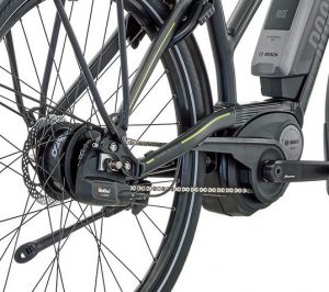 Bislang nur für Pedelecs: Bei NuVinci legt ein außen sitzender Schaltmotor den richtigen Gang ein (Bildquelle: rosebikes.de)