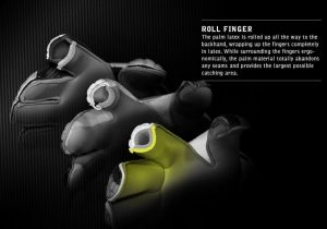 Positiver Schnitt, Negativer Schnitt, Rollfinger (Bildquelle: reusch.com)