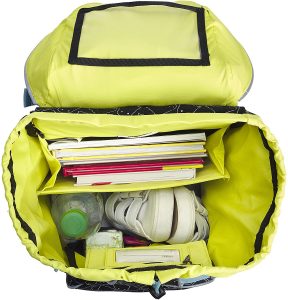 Schulrucksack mit zweitem Hauptfach