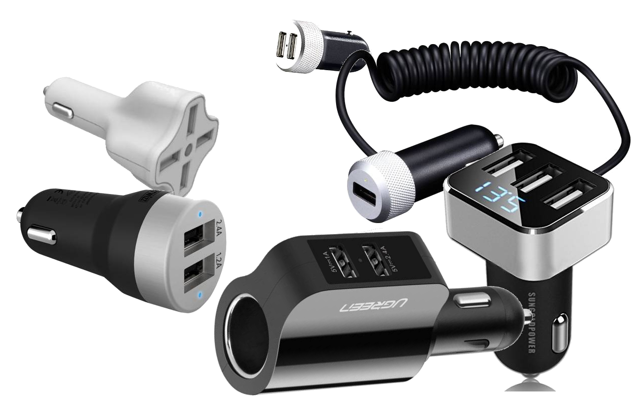 12 Volt USB Auto-Adapter extra kompakt mit USB-Ladebuchse kaufen