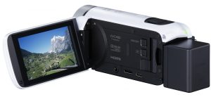 Einsteiger-Camcorder Canon HF R806 in weiß