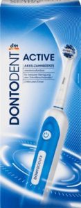 Elektrische Zahnbürste dm Dontodent Active mit 2-Minuten-Timer