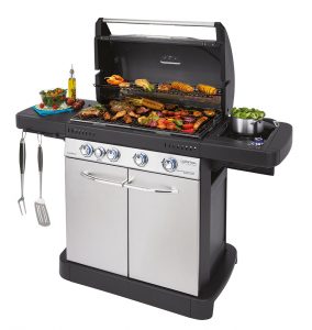 Ausgestattet mit allem, was das Grillherz begehrt. Das Top-Modell Master Series 4 Classic EXS SBS von Campingaz