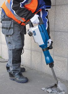 Abrisshammer im Einsatz