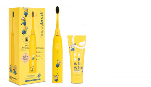 Elektrische Kinderzahnbürste Happybrush Eco Vibe 3 Minions Set