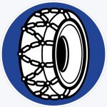 Verkehrszeichen Schneekettenpflicht