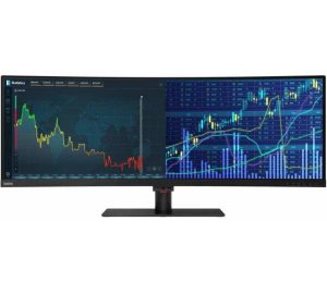 Ultrawide-Monitor mit zwei Fenstern