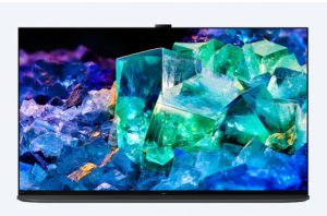 A95K, Barvia XR, Master Series von Sony vor weißem Hintergrund