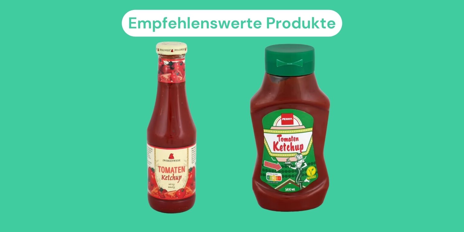 Ketchupflaschen von Penny und Zwergenwiese