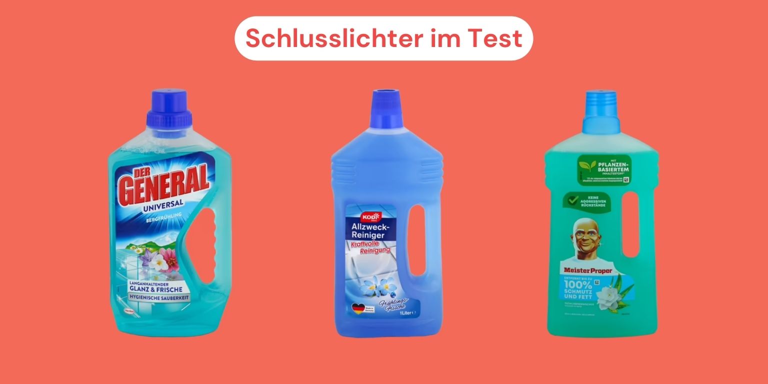 Bild der Schlusslicht-Produkte im Test. 