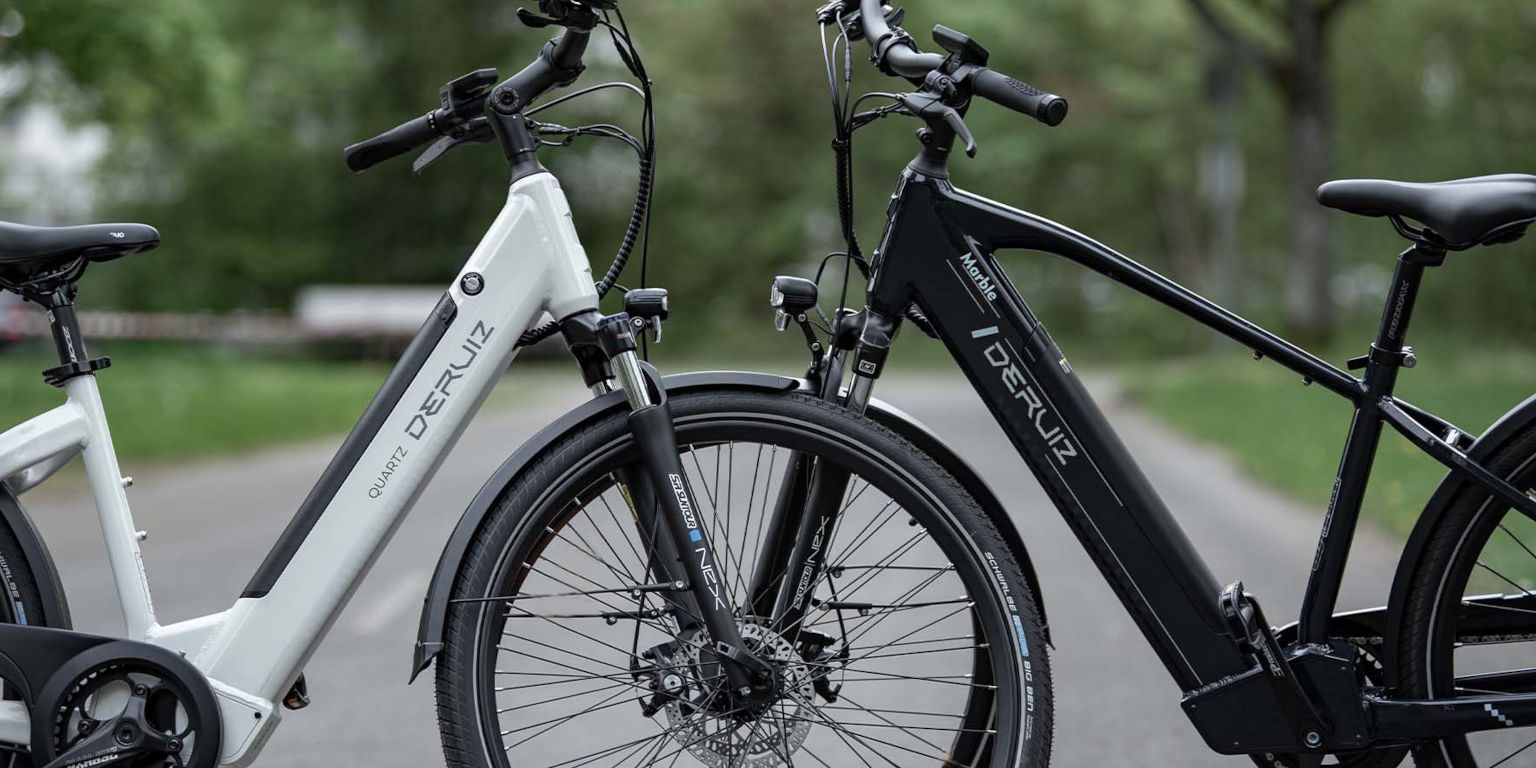 E-Bikes von Deruiz zählen zu den Preisknallern 2024