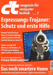 c't - Heft 7/2016
