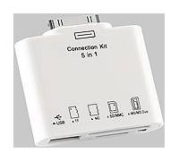 Produktbild Callstel 5in1-Speicheradapter für iPad: USB, SD, microSD, MS, M2