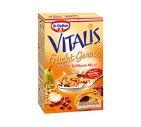 Produktbild Dr. Oetker Vitalis Frucht Genuss Früchte-Vollkorn-Müsli