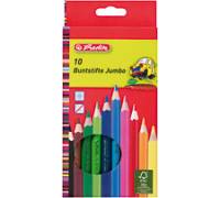 Produktbild Herlitz 10 Buntstifte Jumbo, sechskantig