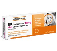 Produktbild IBU-Ratiopharm 400 mg akut, Filmtabletten
