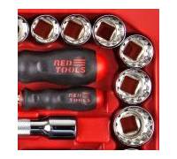 Produktbild Red Tools Werkzeugkoffer Bicolor Spline-Set (108-tlg.)