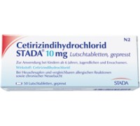 Produktbild STADA Arzneimittel Cetirizindihydrochlorid Stada 10 mg, Lutschtabletten