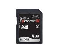 Produktbild SanDisk SDHC Extreme III Klasse 6 (4 GB)