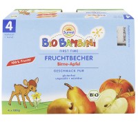 Produktbild Sunval Bio Bambini Fruchtbecher Birne-Apfel