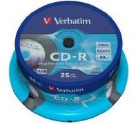 Produktbild Verbatim CD-R AZO Data Vinyl 700 MB 52x (25er-Spindel)