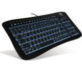 Illuminated Dark Metal Keyboard