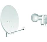 SAT-Antenne im Test: X 80 Antenne + Quad LNB LQP-04H von Opticum, Testberichte.de-Note: 1.5 Sehr gut