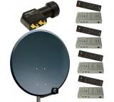 SAT-Antenne im Test: PXS80 + Quad LNB PXQS-04 + 4x HD 100 FTA von PremiumX, Testberichte.de-Note: 1.4 Sehr gut