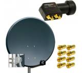 SAT-Antenne im Test: PXA100 + LNB PXQS-04 + F-Stecker 7,5mm vergoldet von PremiumX, Testberichte.de-Note: 1.7 Gut