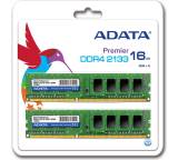 Arbeitsspeicher (RAM) im Test: Premier 16GB DDR4-2133 Kit (AD4U2133W8G15-2) von ADATA, Testberichte.de-Note: 3.3 Befriedigend