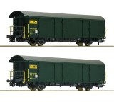 Modelleisenbahn im Test: 2-tlg. Postgüterwagen Z2, grün, SBB von Roco, Testberichte.de-Note: 1.0 Sehr gut