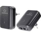 Powerline (Netzwerk über Stromnetz) im Test: Powerline Starter Kit PL500D duo von Renkforce, Testberichte.de-Note: ohne Endnote