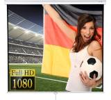 Beamer-Leinwand im Test: Beamerleinwand 244 x 182 cm (128 Zoll) von Jago, Testberichte.de-Note: ohne Endnote