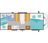 Wohnmobil im Test: Genesis C266 2.2 TDCi 6-Gang manuell (114kW) von Challenger, Testberichte.de-Note: ohne Endnote