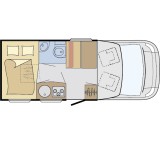 Wohnmobil im Test: T 60 130 Multijet 6-Gang manuell (96 kW) von Sunlight Motorcaravans, Testberichte.de-Note: ohne Endnote