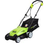 Rasenmäher im Test: Elektrorasenmäher 1000W (25237) von Greenworks, Testberichte.de-Note: ohne Endnote