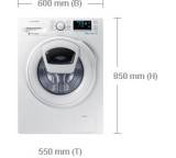 Waschmaschine im Test: WW80K6404SW von Samsung, Testberichte.de-Note: ohne Endnote