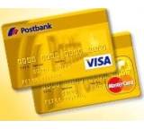 EC-, Geld- und Kreditkarte im Vergleich: Visa/ Mastercard Gold Doppel von Postbank, Testberichte.de-Note: ohne Endnote