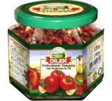 Getrocknete Tomaten mit Kräutern in Öl