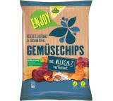 Chips im Test: Enjoy Gemüsechips mit Meersalz von Kühne, Testberichte.de-Note: 3.3 Befriedigend