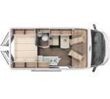 Wohnmobil im Test: Vlow 540 130 Multijet 6-Gang manuell (96 kW) von Carado, Testberichte.de-Note: ohne Endnote