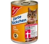 Zarte Stückchen mit Huhn in feiner Soße