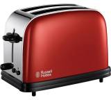 Toaster im Test: Colours Plus+ Flame Red Toaster 18951-56 von Russell Hobbs, Testberichte.de-Note: 1.9 Gut