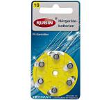 Rubin Hörgeräte Batterie 10
