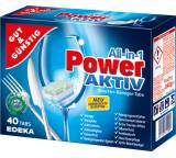 Geschirrspülmittel im Test: All-In-1 Power-Aktiv von Edeka / Gut & Günstig, Testberichte.de-Note: 2.5 Gut