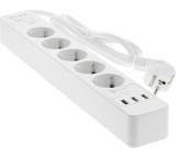 Steckdosen & Zubehör im Test: Steckdosenleiste 5-fach (16491T) von InLine, Testberichte.de-Note: 1.5 Sehr gut