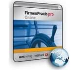 Software-Ratgeber im Test: FirmenPraxis pro Online von WRS Verlag, Testberichte.de-Note: 1.0 Sehr gut